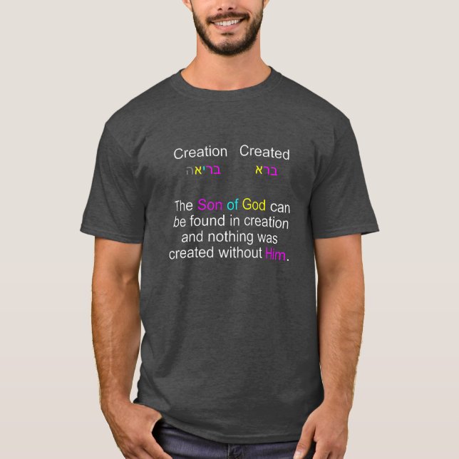 Skapande (Grått) T Shirt (Framsida)