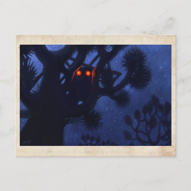 Skapande i Träd - vykort (Framsida)