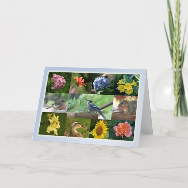 Skapande och kreation Collage Kort (Framsida)