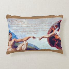 Skapande - vår bön i Far Dekorativ kudde