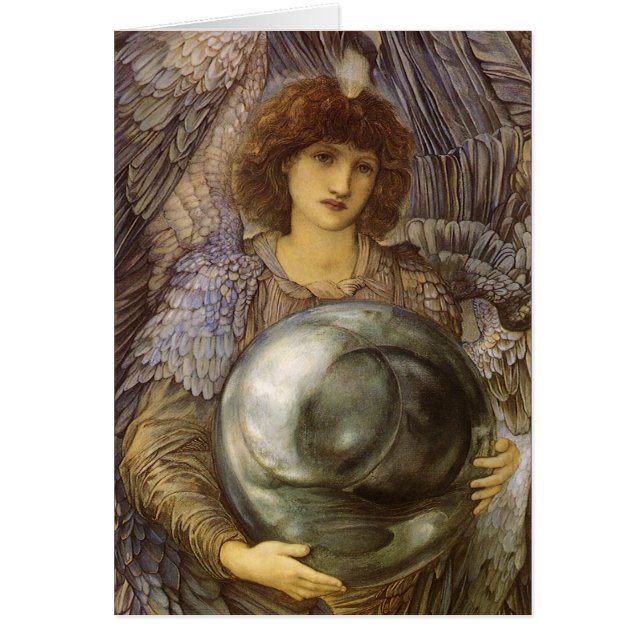 Skapandedagar, första dagen av Burne Jones Hälsningskort (Framsidan)