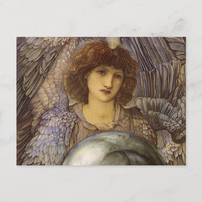 Skapandedagar, första dagen av Burne Jones Vykort (Framsida)