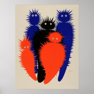 Skapanden av Julius Klinger circa 1909 Poster