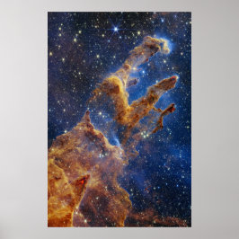 Skapandepelarna | NIRCam | JWST Poster