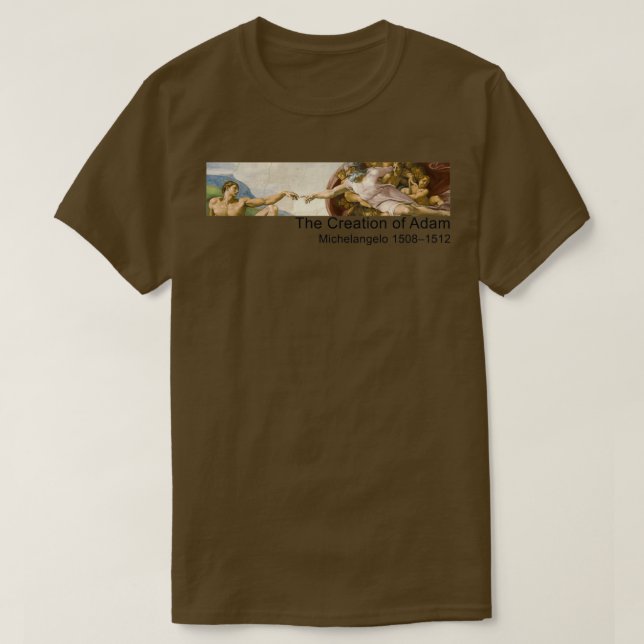 Skapandet av Adam 4 T Shirt (Design framsida)