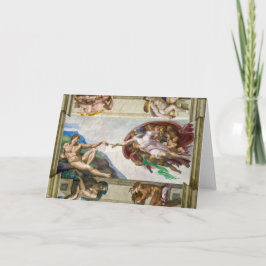 Skapandet av Adam | Michelangelo | Kort