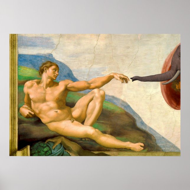 Skapandet av Adam Parody Poster (Framsidan)