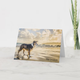 Skapandet av liv och Hund Dikt Kort