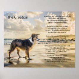 Skapandet av liv och Hund Dikt Poster