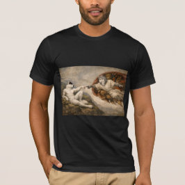 Skapandet av lurviga Adam T Shirt