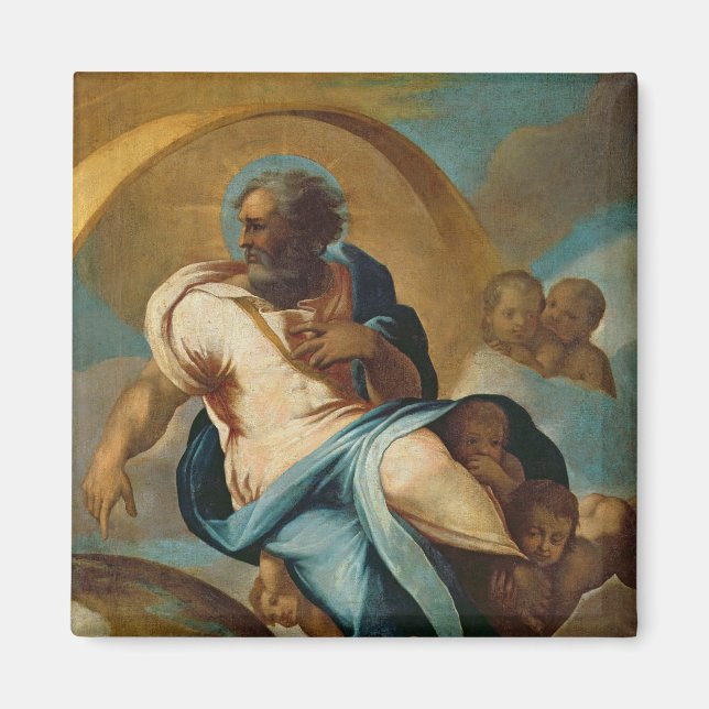 Skapandet av världen magnet (Framsidan)