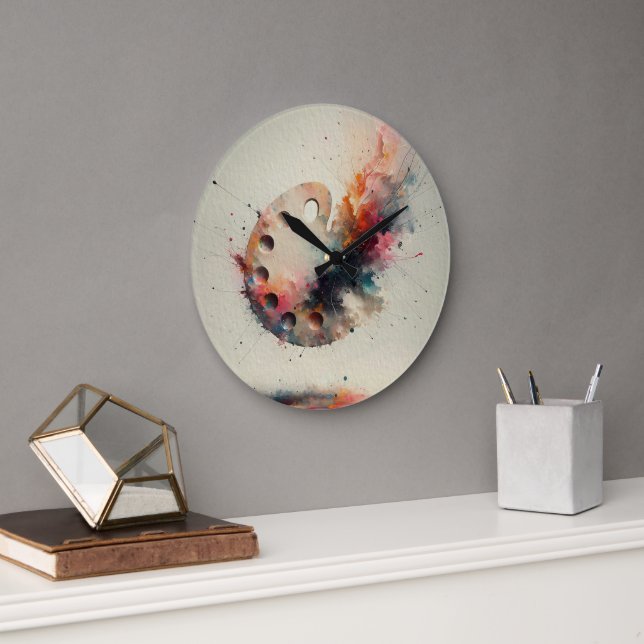 Skapandets palett stor klocka (Kontor)