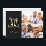 skapar 40-bra svart och guld-multifoto  inbjudningar<br><div class="desc">Flerfotodesign,  svart och guld,  skapar 40-bra.</div>