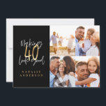 skapar 40-bra svart och guld-multifoto  inbjudningar<br><div class="desc">Flerfotodesign,  svart och guld,  skapar 40-bra.</div>