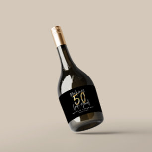 Skapar 50-bra guld födelsedagsfirande