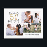 Skapar 50-brans multifoto-helgdag helg vykort<br><div class="desc">multifoto 50:e födelsedagsfest inbjudan</div>