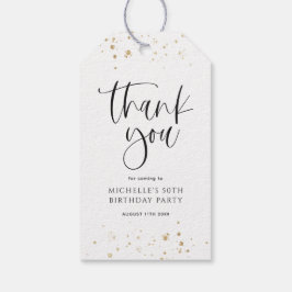 Skapar 50 Titta på Bra botaniska Tacken födelsedag Presentetikett