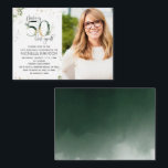 Skapar 50 Titta på Bra inbjudan till botaniskt fot<br><div class="desc">Att vända 50 såg aldrig så bra ut! Skapar 50 Se Bra Botaniskt foto-födelsedag här för att göra din 50-årsdag till en speciell. Med den här moderna och vibrerande designen med vattenfärgade botaniska ämnen, metallisk guld-folie och handskriftsformat typografi kommer dina gäster inte att kunna glömma den planerade händelsen i fantastisk....</div>