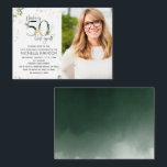 Skapar 50 Titta på Bra inbjudan till botaniskt fot<br><div class="desc">Att vända 50 såg aldrig så bra ut! Skapar 50 Se Bra Botaniskt foto-födelsedag här för att göra din 50-årsdag till en speciell. Med den här moderna och vibrerande designen med vattenfärgade botaniska ämnen, metallisk guld-folie och handskriftsformat typografi kommer dina gäster inte att kunna glömma den planerade händelsen i fantastisk....</div>