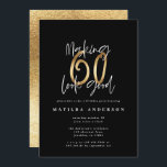 Skapar 60-bra guld födelsedagsinbjudan<br><div class="desc">Skapar 60-tums bra guld-effektfödelsedagsinbjudan. Modern text,  monokrom design. En del av en samling.</div>