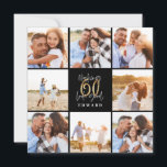 Skapar 60-bra svartfärgad fotolyfödelsedag med gul julkort<br><div class="desc">Fira din 60-årsdag i stil med den svarta och guld-effekten 60-årsdagen. En modern design med skripttext och fet grafik. Ändra färg för att anpassa. En del av en samling.</div>