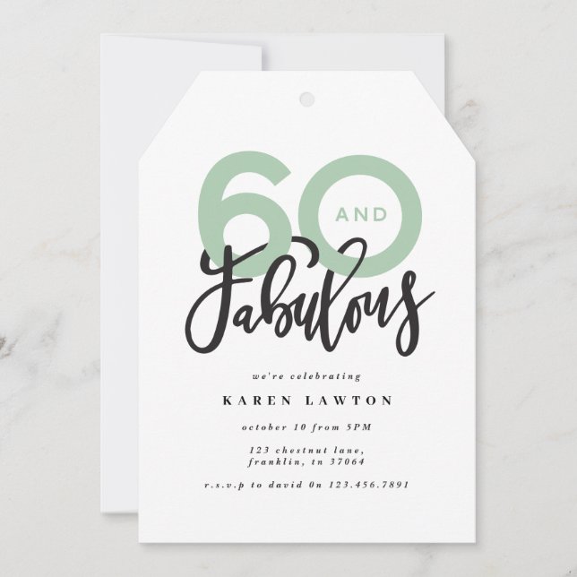 Skapar 60-brans moderna typografifödelsedag (Framsida)