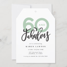 Skapar 60-brans moderna typografifödelsedag