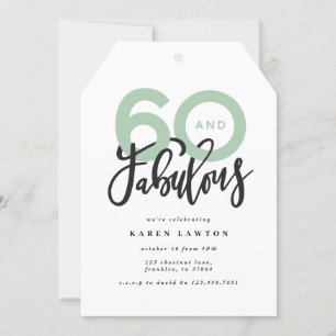 Skapar 60-brans moderna typografifödelsedag