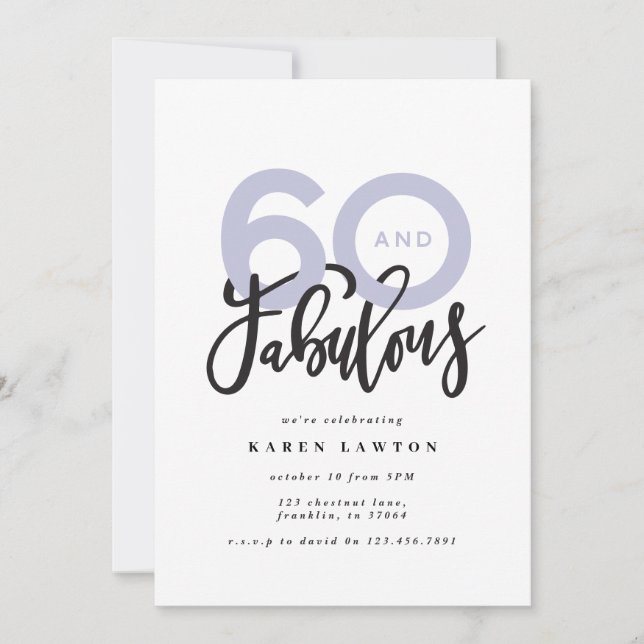 Skapar 60-brans moderna typografifödelsedag (Framsida)