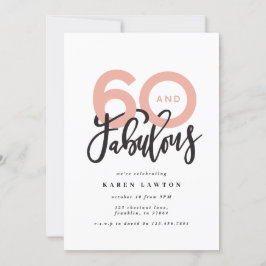 Skapar 60-brans moderna typografifödelsedag