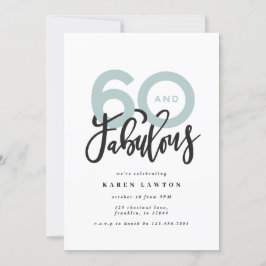 Skapar 60-brans moderna typografifödelsedag