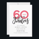 Skapar 60-brans moderna typografifödelsedag<br><div class="desc">Skapar 60-utseende,  60 och fantastiska moderna typografiinbjudan. Modern skripttext om trendtypografi. En del av en samling. Färg kan anpassas.</div>