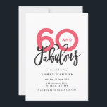 Skapar 60-brans moderna typografifödelsedag<br><div class="desc">Skapar 60-utseende,  60 och fantastiska moderna typografiinbjudan. Modern skripttext om trendtypografi. En del av en samling. Färg kan anpassas.</div>