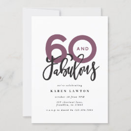 Skapar 60-brans moderna typografifödelsedag