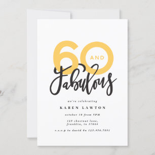 Skapar 60-brans moderna typografifödelsedag