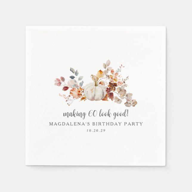 Skapar 60 Titta på Bra Anpassningsbar - födelsedag Pappersservett (Framsidan)