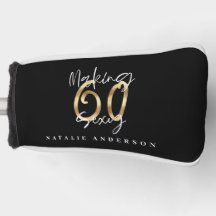 Skapar 60-tums bra guld födelsedagskalender golf