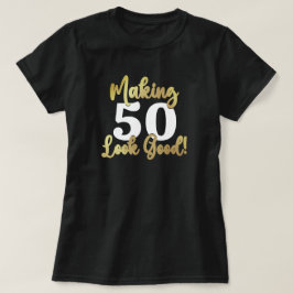 Skapar AGE-Bra Guld T Shirt
