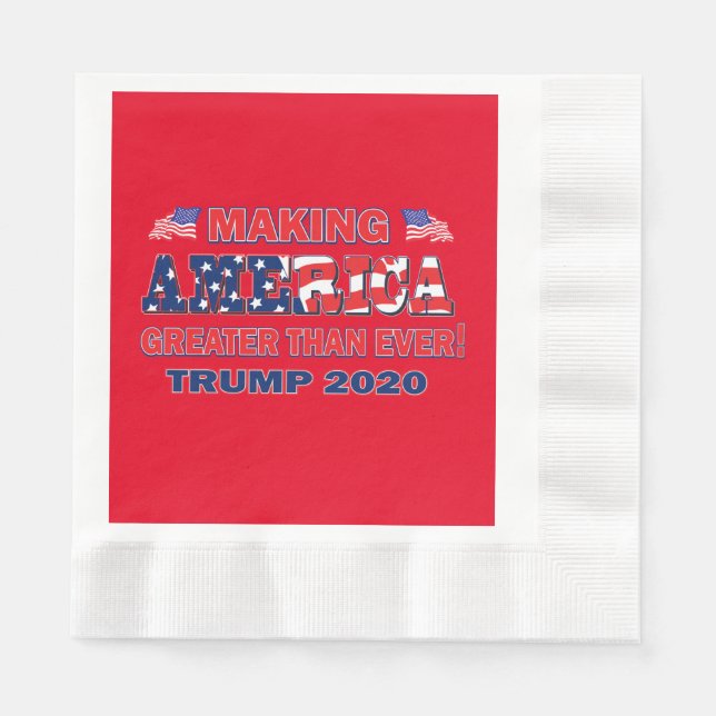 Skapar Amerika Underbarare än någonsin 2020 Pappersservett (Framsidan)