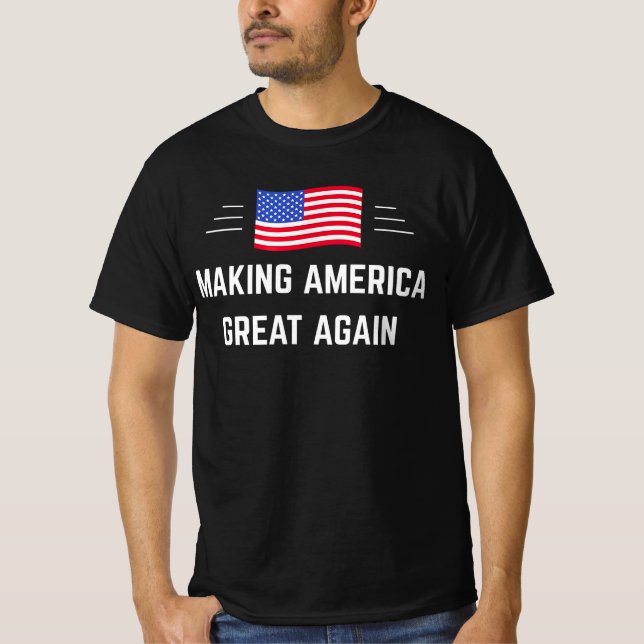 Skapar Amerika Underbart igen T Shirt (Framsida)