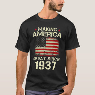 Skapar Amerika Underbart sedan 1937 Vintage 85:e f T Shirt