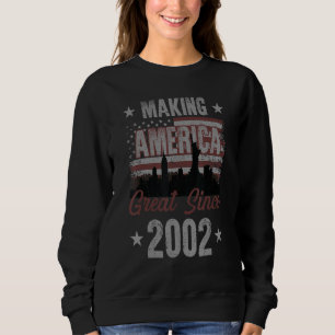 Skapar Amerika Underbart sedan 2002 20:e födelseda T Shirt