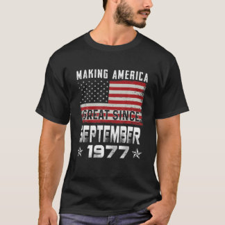 Skapar Amerikas Underbar sedan september 1977 föde T Shirt