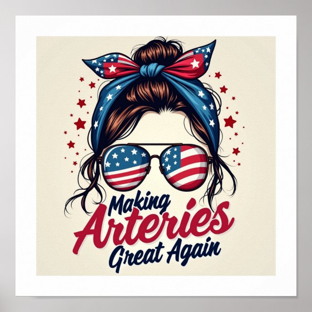 Skapar Arteries Underbar igen Poster (Framsidan)