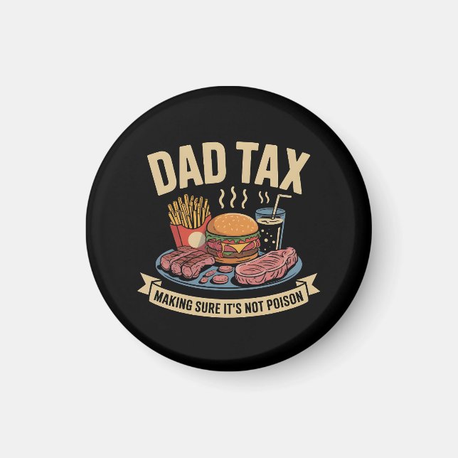 Skapar att det inte är Poison - Pappa Joke Magnet (Framsidan)