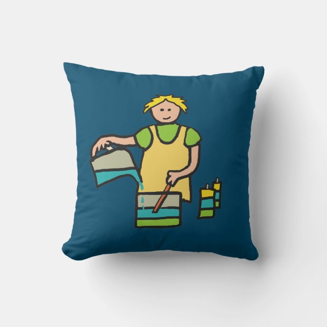 Skapar av ljus kudde (Framsida)