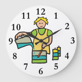 Skapar av ljus stor klocka