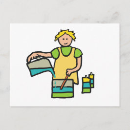 Skapar av ljus vykort