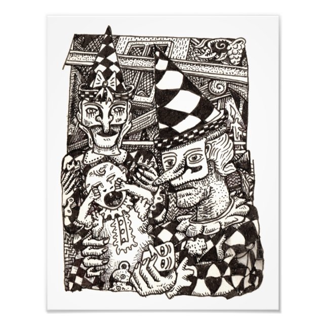 Skapar av mannen, av Brian Benson Fototryck (Framsidan)