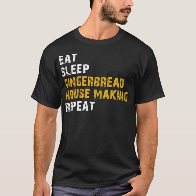 skapar av sömngingerbröd t shirt (Framsida)
